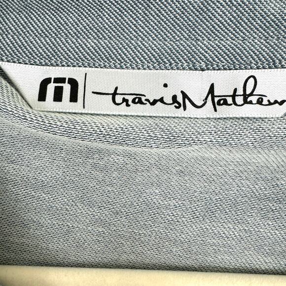 Travis Mathew Mens Pima Cotton Golf Active Polo Shirt Gray Size XXL - Picture 2 of 11